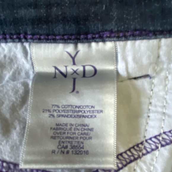 NYDJ  Dark Denim Lift Tuck Technology Skinny Jean. 12X 26" - Picture 13 of 15